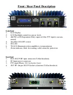 Предварительный просмотр 3 страницы RM Italy LA 250/V Quick Start Manual