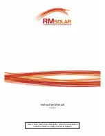 Предварительный просмотр 1 страницы RM Solar S Class 10 Horizontal Instruction Manual