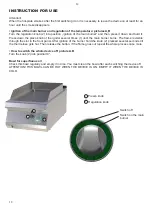 Preview for 12 page of RM FTH 7012 G Instructions For Installation And Use Manual