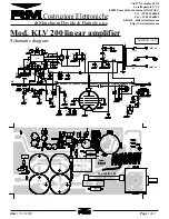 Preview for 1 page of RM KLV 200 Schematic Diagram