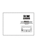 RM RM-5777 Instruction & Owner'S Manual preview