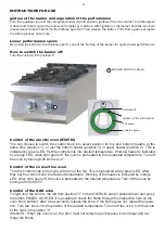 Preview for 13 page of RM SPST-7120 G Instructions For Installation And Use Manual