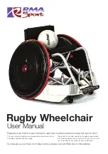 RMA Sport Rugby Wheelchair User Manual preview