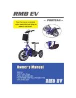 RMB EV Protean Owner'S Manual preview