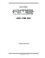 Предварительный просмотр 13 страницы RME Audio ADI-192 DD User Manual