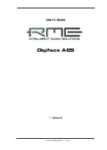 Предварительный просмотр 7 страницы RME Audio Digiface AES User Manual