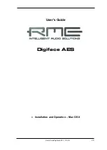 Предварительный просмотр 29 страницы RME Audio Digiface AES User Manual