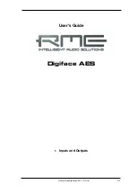 Предварительный просмотр 37 страницы RME Audio Digiface AES User Manual