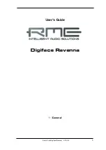 Предварительный просмотр 5 страницы RME Audio Digiface Ravenna User Manual