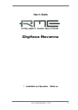 Предварительный просмотр 9 страницы RME Audio Digiface Ravenna User Manual