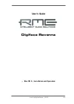 Предварительный просмотр 23 страницы RME Audio Digiface Ravenna User Manual