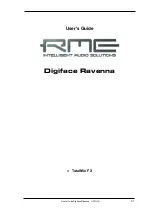 Предварительный просмотр 31 страницы RME Audio Digiface Ravenna User Manual