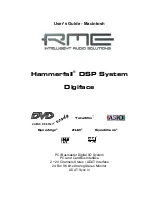 Preview for 1 page of RME Audio DIGIFACE User Manual