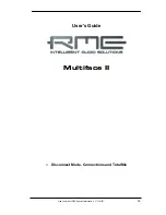 Предварительный просмотр 35 страницы RME Audio DSP Multiface User Manual