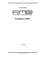 Предварительный просмотр 7 страницы RME Audio Fireface UFX+ User Manual