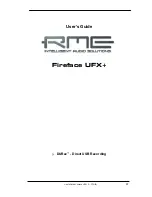 Предварительный просмотр 97 страницы RME Audio Fireface UFX+ User Manual