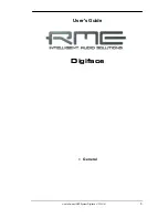 Предварительный просмотр 5 страницы RME Audio Hammerfall Digiface User Manual