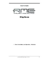 Предварительный просмотр 13 страницы RME Audio Hammerfall Digiface User Manual