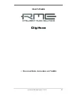 Предварительный просмотр 43 страницы RME Audio Hammerfall Digiface User Manual