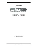 Предварительный просмотр 69 страницы RME Audio HDSPe MAD User Manual