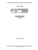 Preview for 29 page of RME Audio M-16 AD User Manual