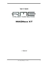 Предварительный просмотр 7 страницы RME Audio MADIface XT User Manual