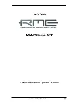 Предварительный просмотр 11 страницы RME Audio MADIface XT User Manual