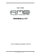 Предварительный просмотр 27 страницы RME Audio MADIface XT User Manual