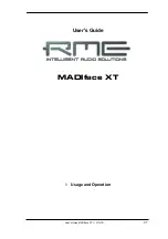 Предварительный просмотр 37 страницы RME Audio MADIface XT User Manual