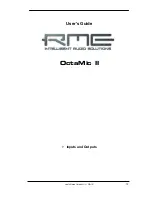 Preview for 15 page of RME Audio OctaMic II User Manual