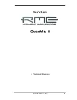 Preview for 23 page of RME Audio OctaMic II User Manual