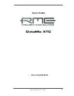 Preview for 37 page of RME Audio OctaMic XTC User Manual