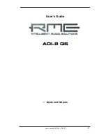 Preview for 27 page of RME Audio SteadyClock User Manual