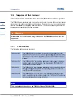 Предварительный просмотр 8 страницы RMG TME400-VM Operating Manual