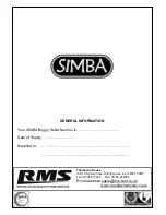 Предварительный просмотр 20 страницы RMS Simba User Manual