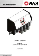 Preview for 1 page of RNA ESK 2002 Operating Instructions Manual