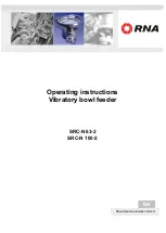 RNA SRC-N 100-2 Operating Instructions Manual preview