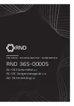 RND 365-00005 User Manual preview