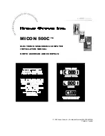 RNG Kraus Group MICON 500C Installation Manual preview