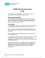 RNIB CC36 Instructions Manual preview
