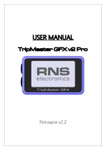 RNS electronics TripMaster GFX v2 Pro User Manual preview