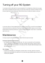 Preview for 14 page of Ro-Man 200 GPD Instructions For Use Manual