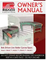 Предварительный просмотр 1 страницы Roach Conveyors 138LRC Owner'S Manual