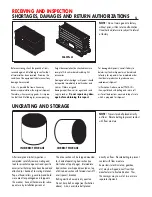 Preview for 5 page of Roach Conveyors 251CALR Owner'S Manual