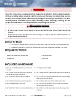 Preview for 2 page of Road Armor 5183 F Series Install Instructions Manual