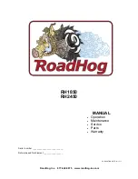 RoadHog RH1850 Manual предпросмотр