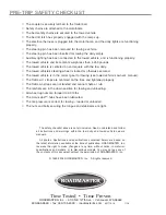 Предварительный просмотр 20 страницы Roadmaster 2000-1 Owner'S Manual