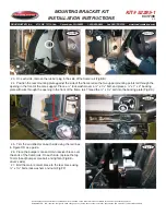 Предварительный просмотр 8 страницы Roadmaster 52285-1 Installation Instructions Manual