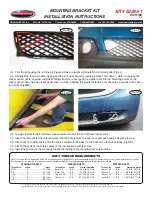 Предварительный просмотр 10 страницы Roadmaster 52285-1 Installation Instructions Manual