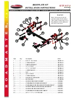 Preview for 1 page of Roadmaster 917-3 Installation Instructions Manual